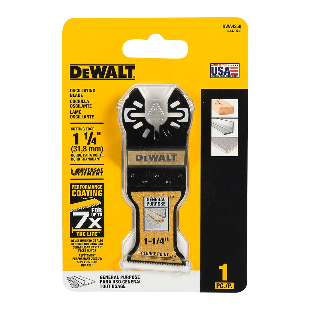 DEWALT Oscillating Plunge Cut Blade 1 1/4 in.