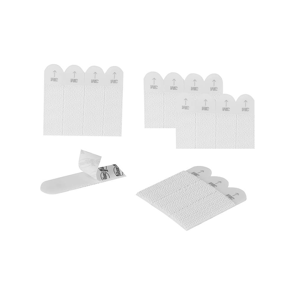 3M Clear Refill Strips for Adhesive hooks Set/16