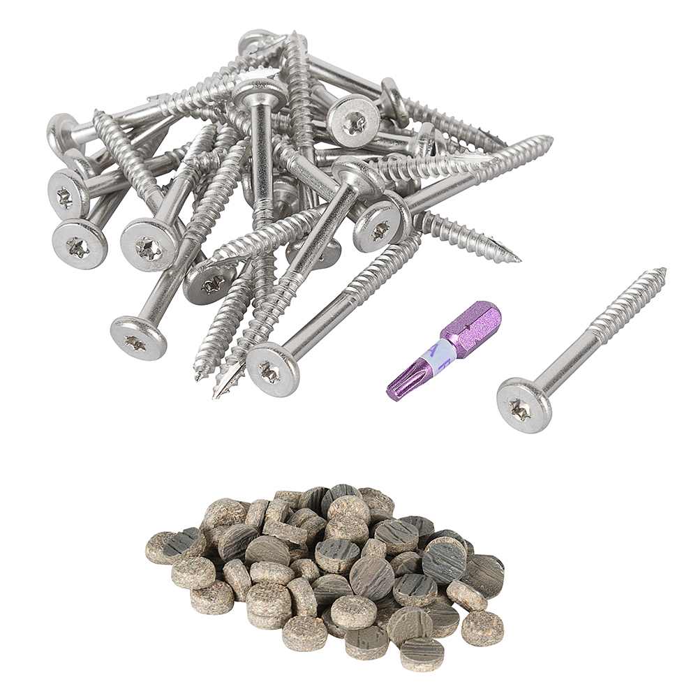 Trex Pro Plug Fascia Screws and Plugs Trex Rocky Harbor 1&nbsp;7/8&nbsp;in Pkg/100