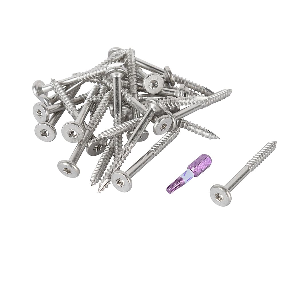 Trex Pro Plug Fascia Screws and Plugs Trex Rocky Harbor 1&nbsp;7/8&nbsp;in Pkg/100