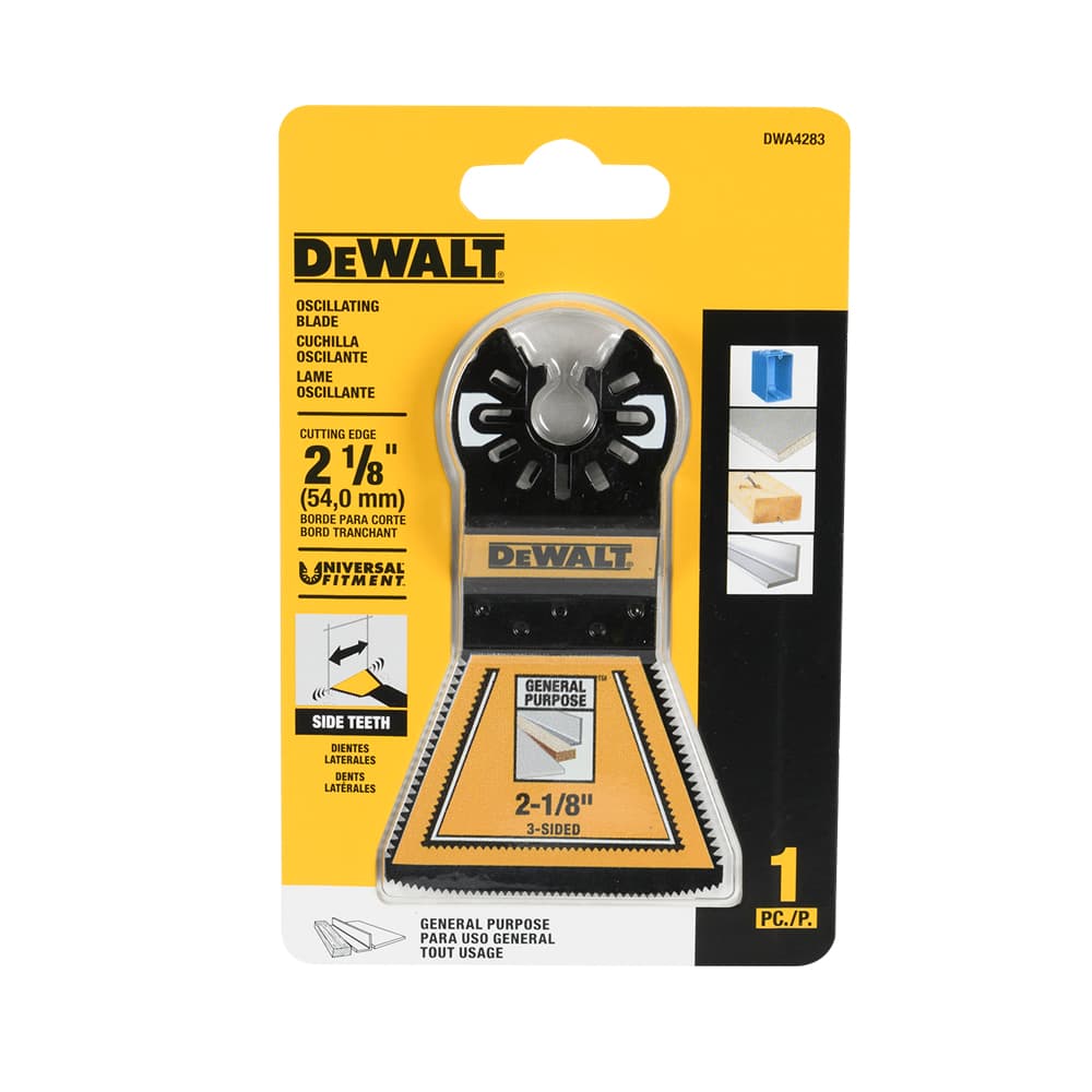 Lame de coupe à 3 côtés pour outil oscillant 2 1/8 po DEWALT