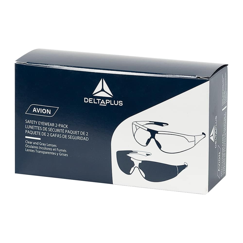 Lunettes de sécurité claires et grises Ens/2