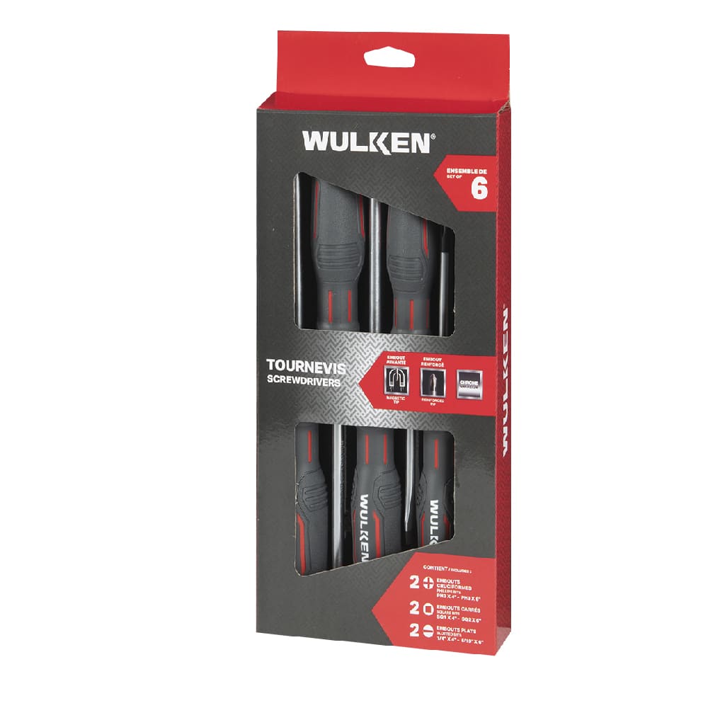 WULKEN Screwdriver Set 6-Piece
