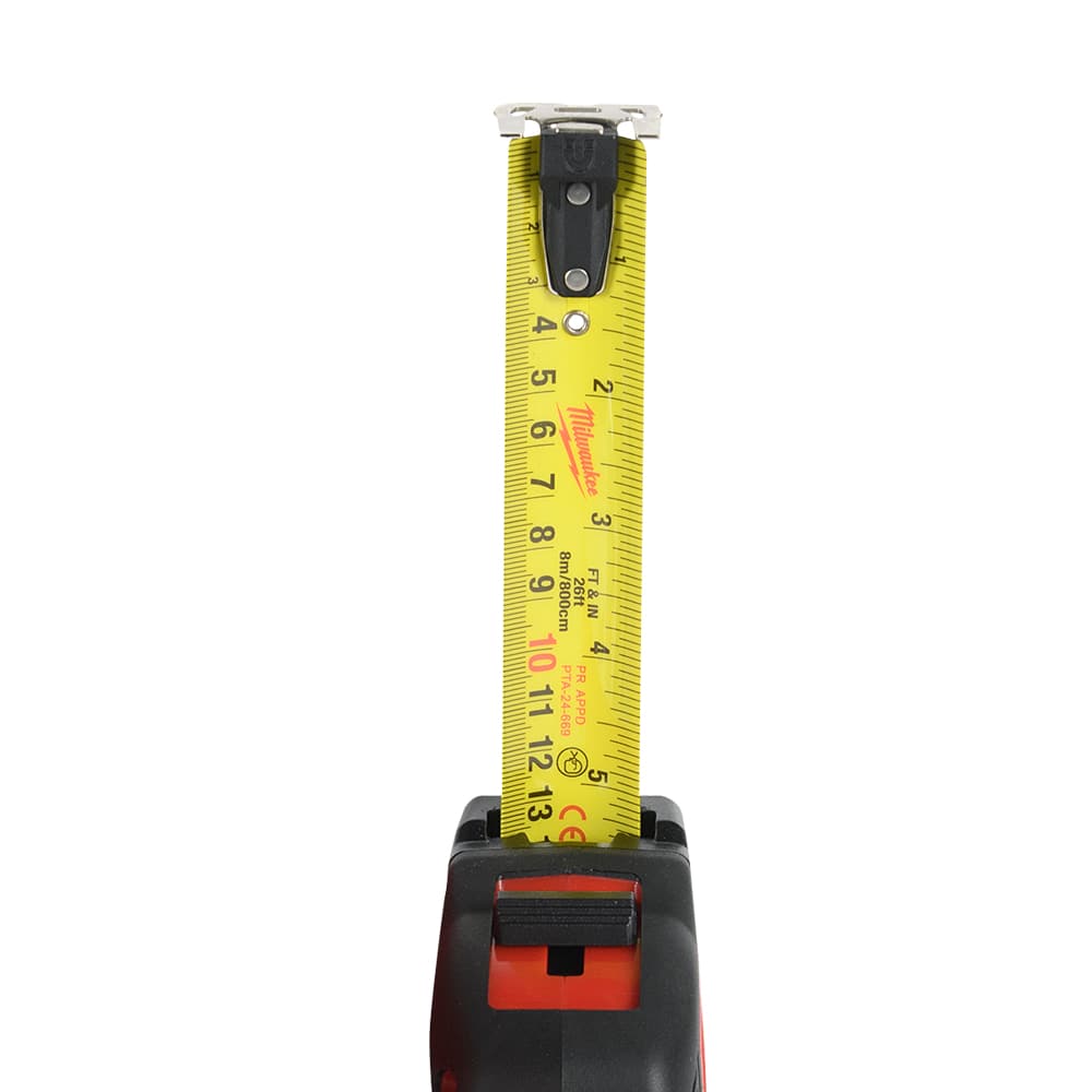 MILWAUKEE Magnetic Tape Measure 26&nbsp;ft./8&nbsp;m&nbsp;x&nbsp;1&nbsp;1/8&nbsp;in.