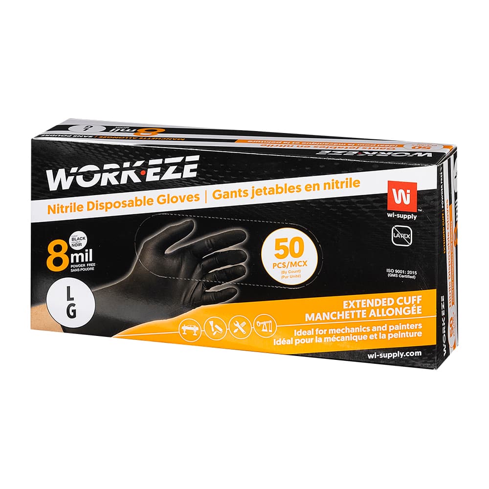 Disposable Nitrile Gloves Large Pkg/50