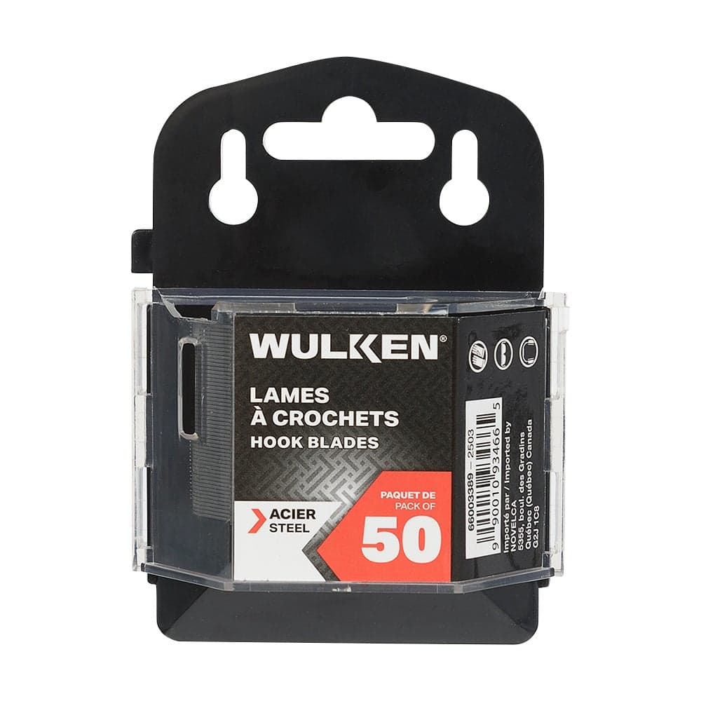 Lames crochets pour couteau universel Pqt/50 WULKEN