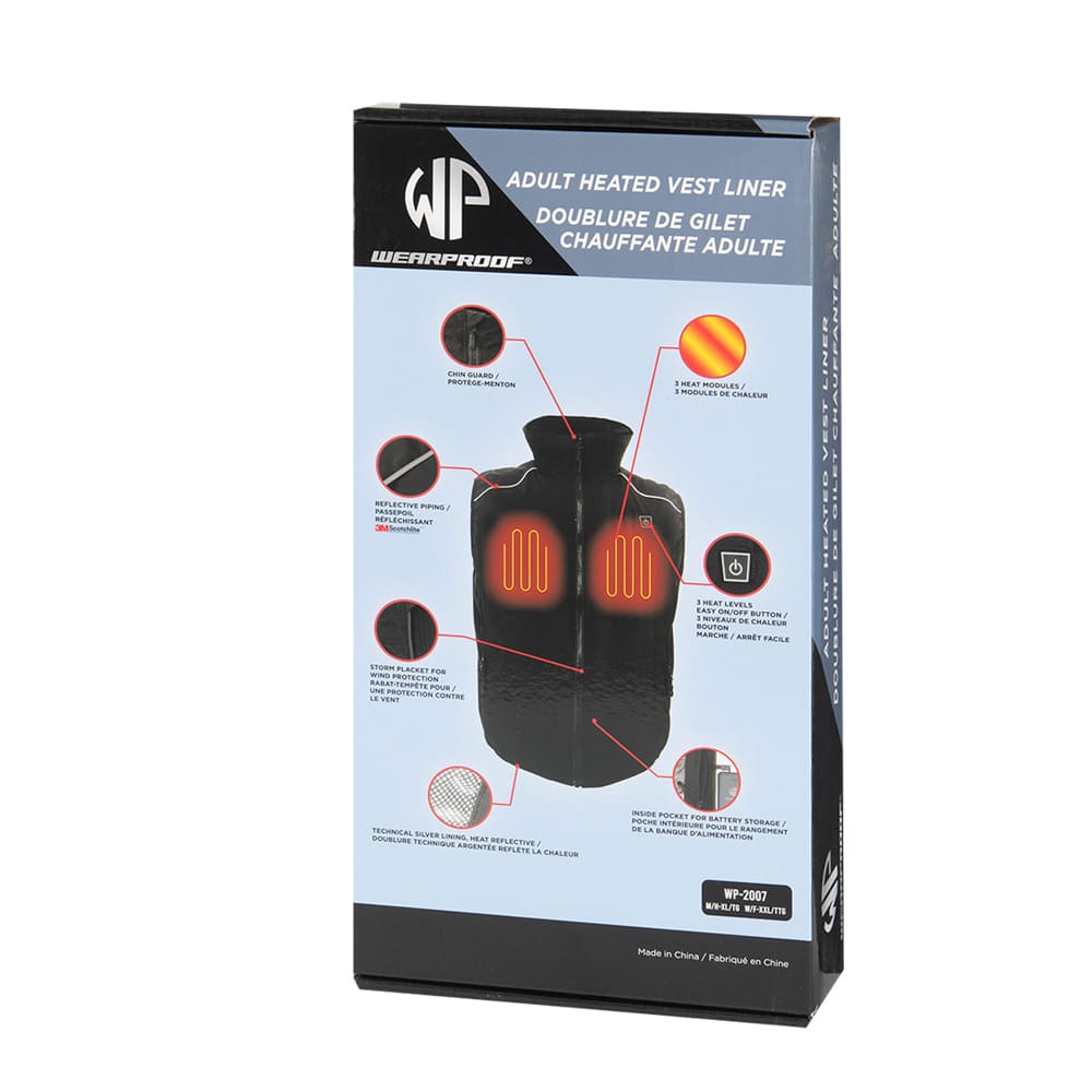 Veste chauffante unisexe Très grand