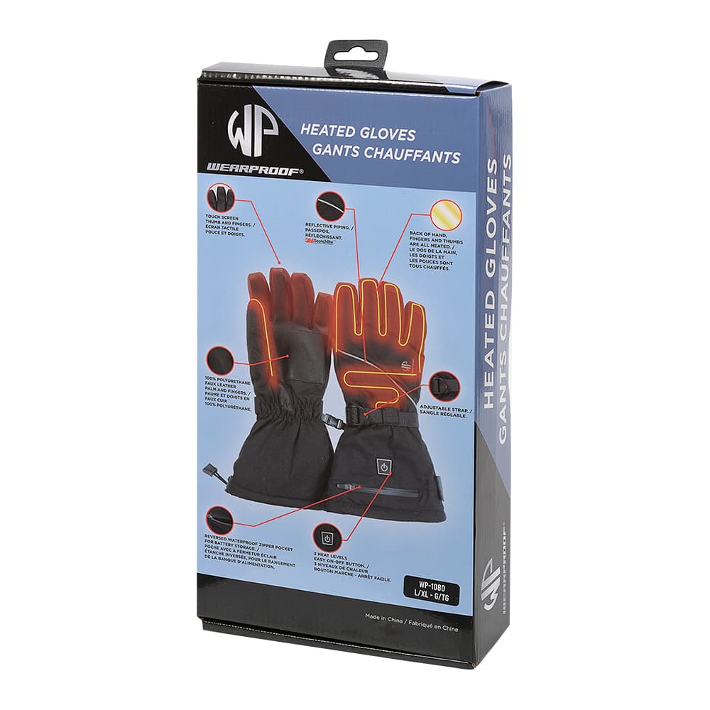 Gants chauffants grand / très grand