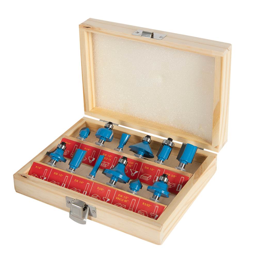 12-Pc. Carbide Router Bit Set