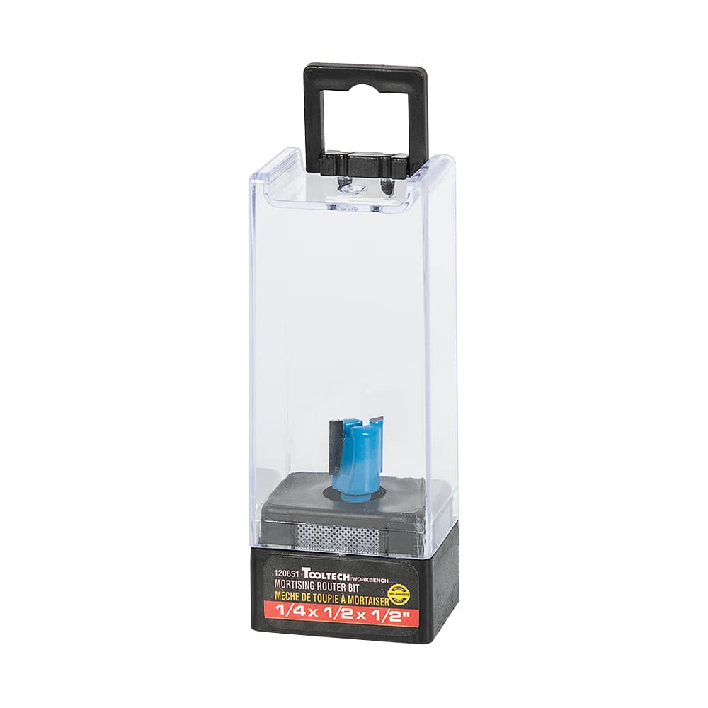 Mortising Router Bit , 1/4 in. x 1/2 in. x 1/2 in.