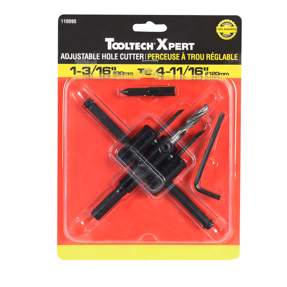 Mèche emporte-pièce ajustable 1&nbsp;3/16&nbsp;po&nbsp;à 4&nbsp;11/16 po