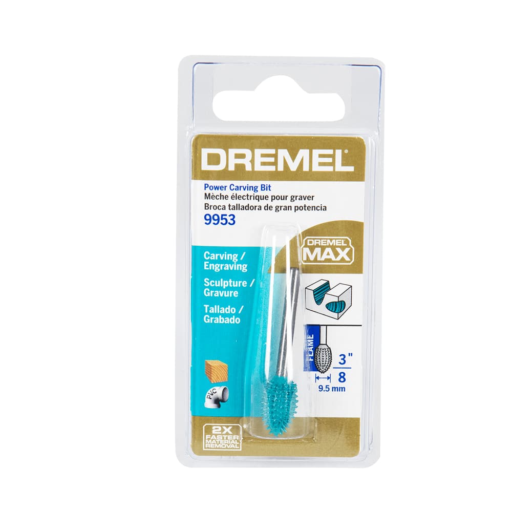 Mèche à sculpter ovale 3/8 po pour outil rotatif