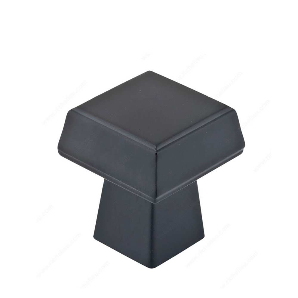 Donnacona Metal Cabinet Knob Black 26 mm