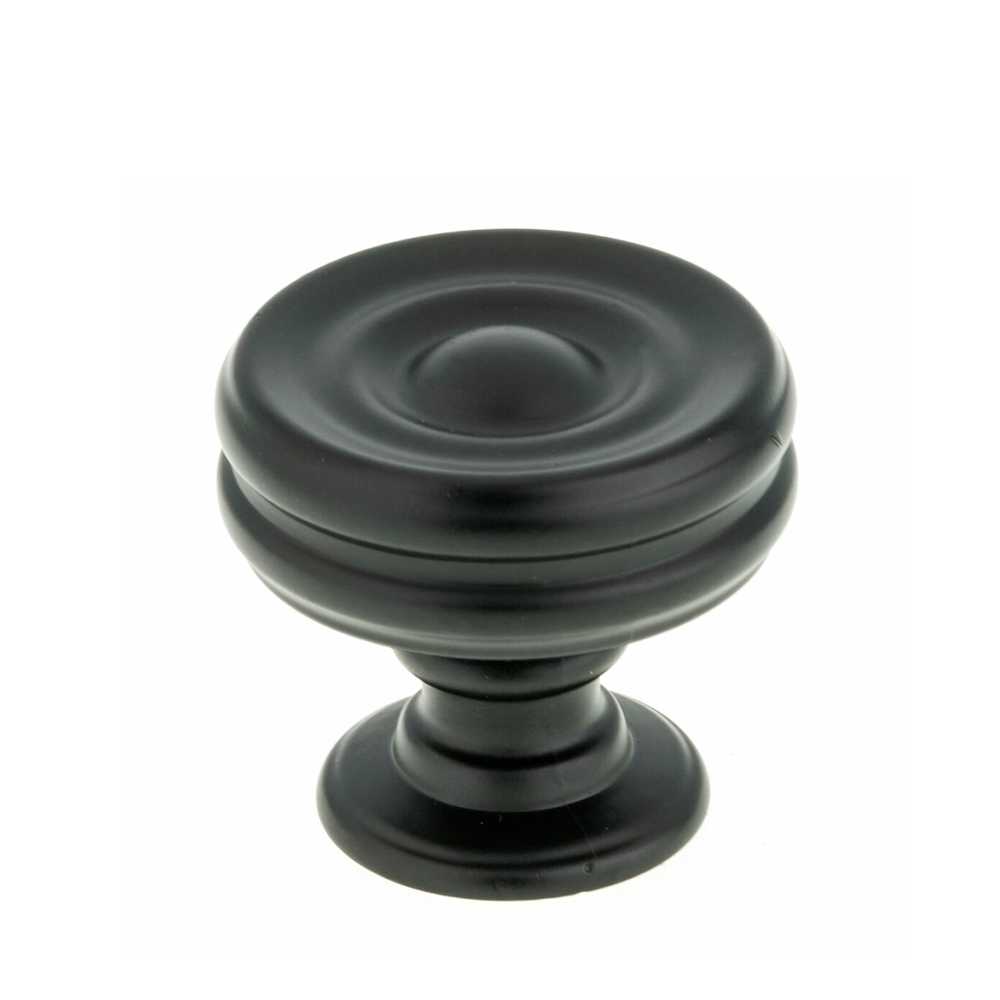Britannia Metal Cabinet Knob Black 35 mm