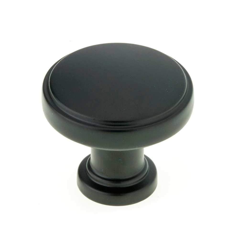 Crestmont Metal Cabinet Knob Black 34 mm