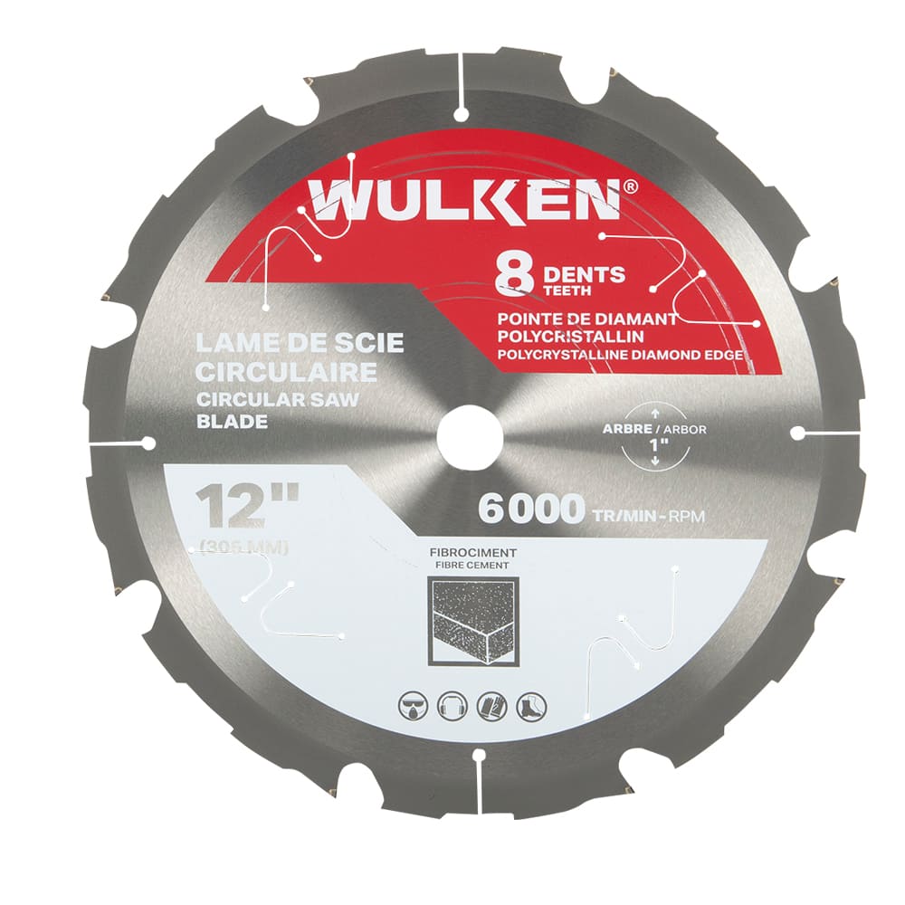 Fibre Cement Circular Saw 12 in 8 Teeth