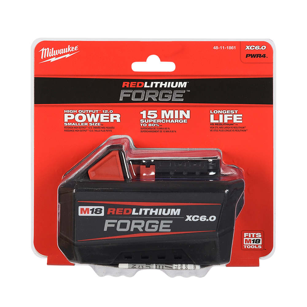 Batterie REDLITHIUM Forge XC 18&nbsp;V 6,0&nbsp;Ah MILWAUKEE
