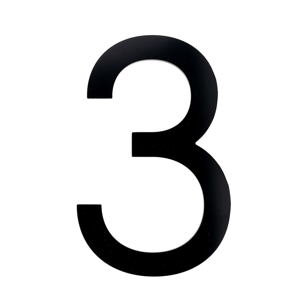 Bungalow Number 3 Aluminum Black 8 1/2 in.