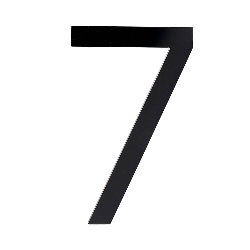 Bungalow Number 7 Aluminum Black 8 1/2 in.