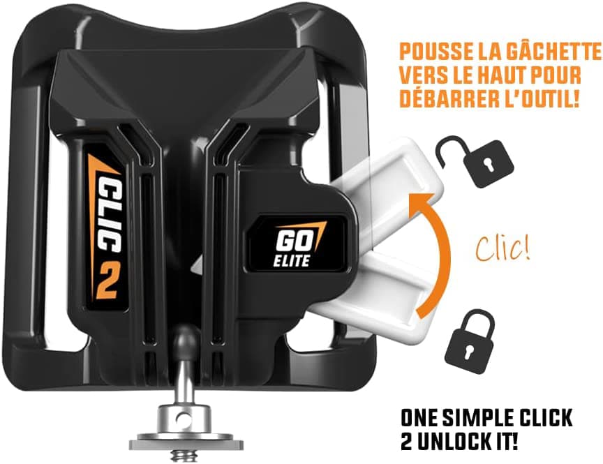 Ensemble de porte-outils de ceinture pour droitier Clic&nbsp;2&nbsp;Go&nbsp;Élite