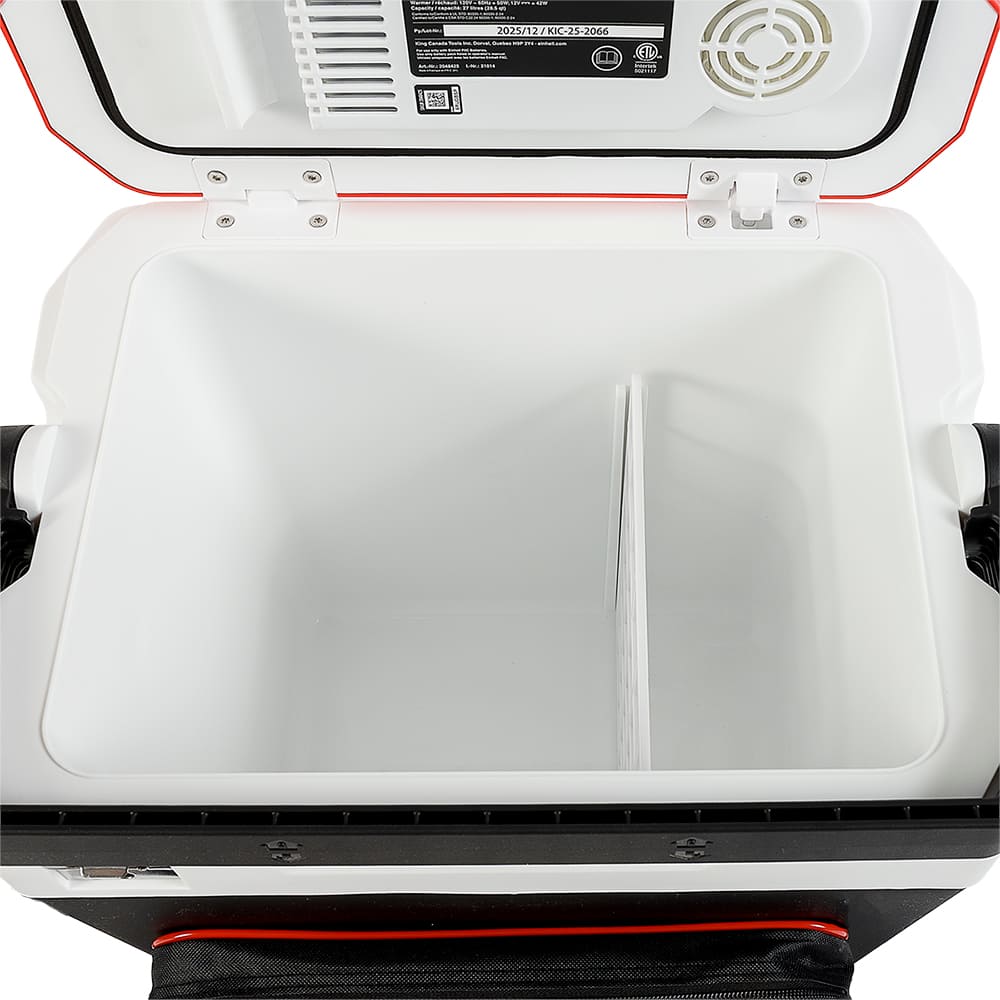 Glacière-Réchaud 27&nbsp;L 18&nbsp;V/120&nbsp;V CC/CA