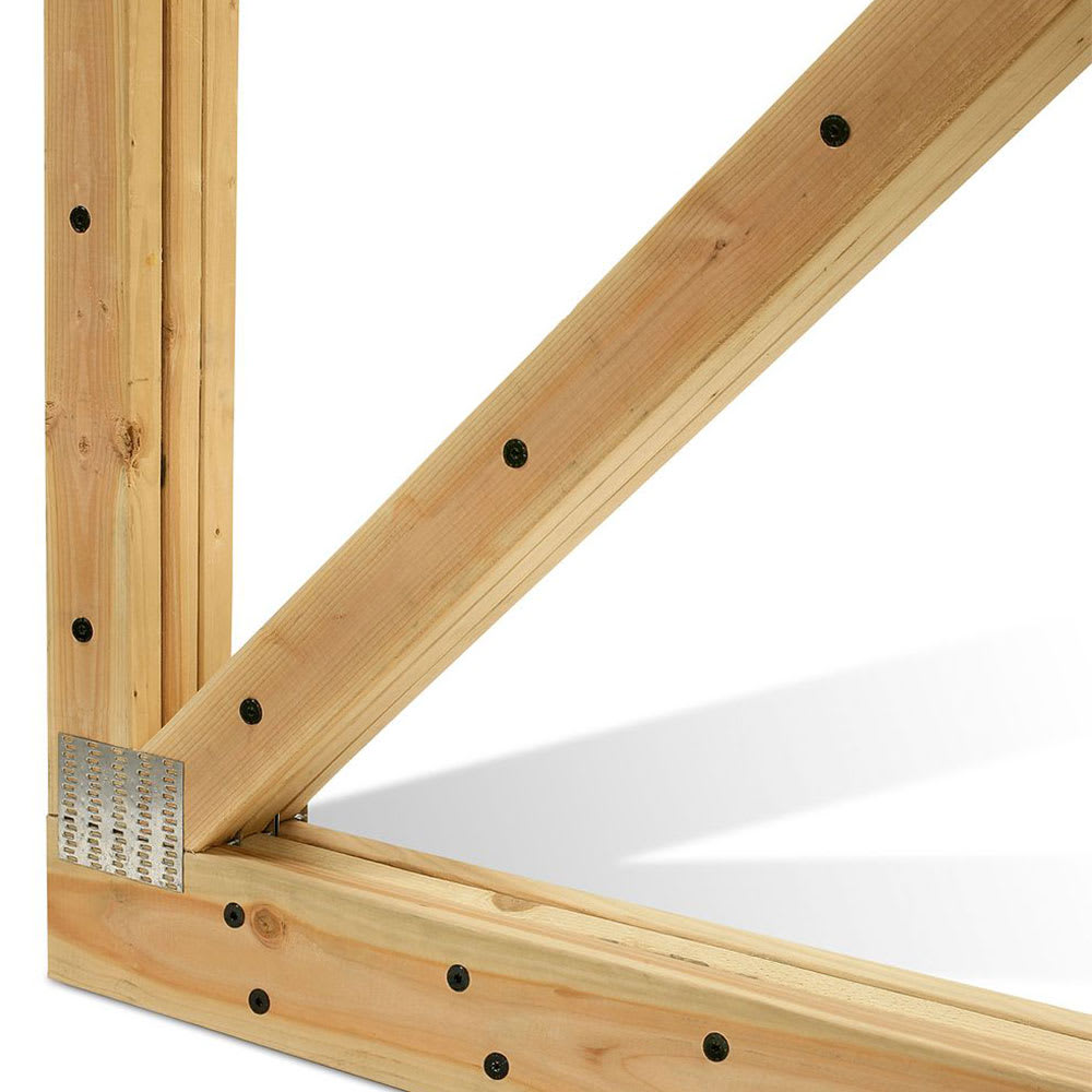 Indoor EWP-PLY Structural W.H. Wood Screw 5&nbsp;in. Black Pkg/50