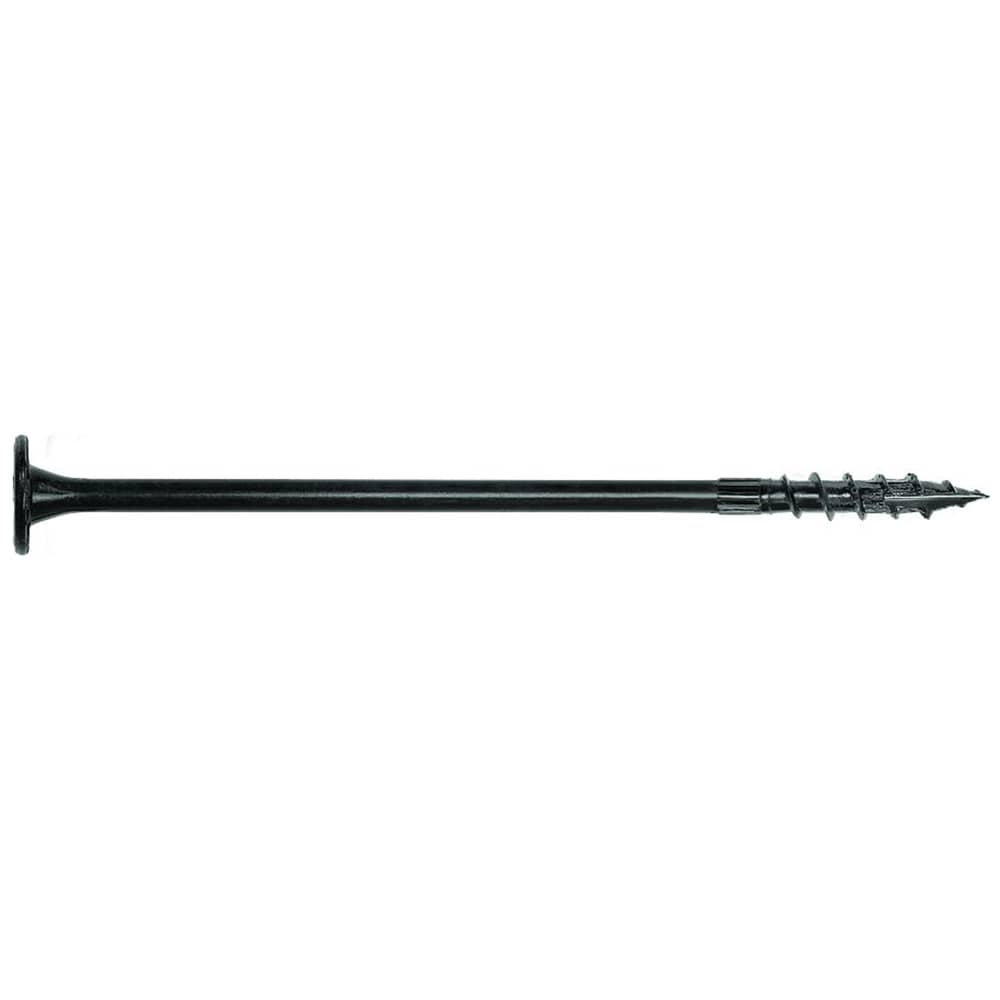 Indoor EWP-PLY Structural W.H. Wood Screw 6 3/4 in. Black Pkg/50