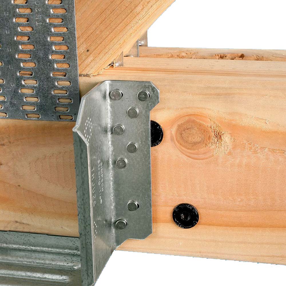 Indoor EWP-PLY Structural W.H. Wood Screw 6 3/4 in. Black Pkg/50