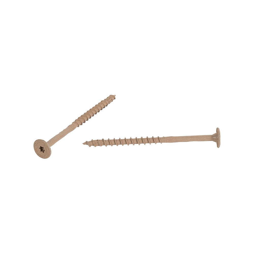 FRAMING Structural W.H. Wood Screw 4 in. Tan Pkg/50