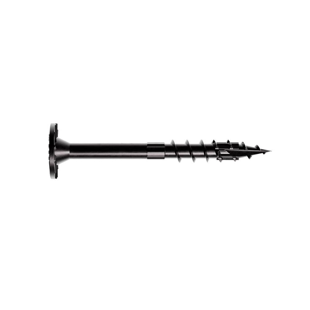 TIMBER DB Structural W.H. Wood Screw 3 in. Black Pkg/50