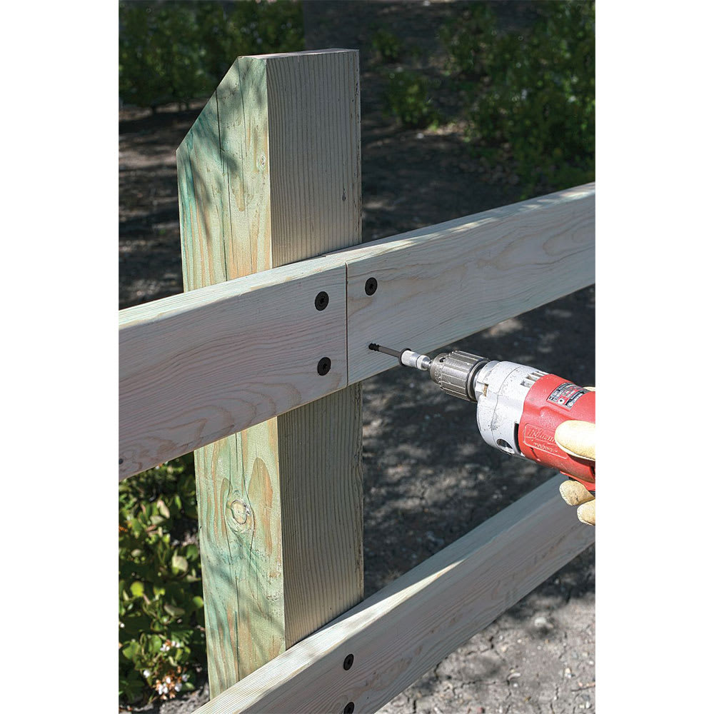 TIMBER DB Structural W.H. Wood Screw 3&nbsp;in. Black Pkg/50