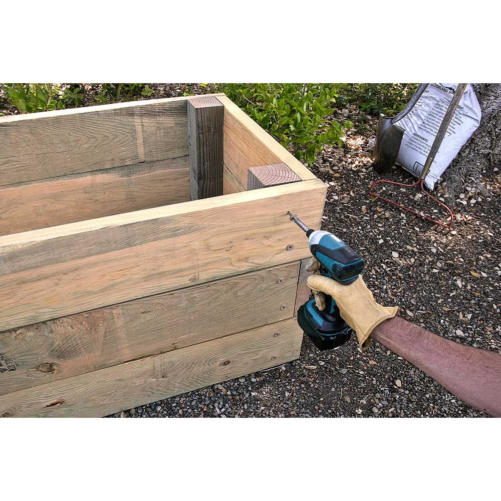 Vis à bois structurelle TIMBER DB 4&nbsp;po T.P. noir Pqt/50