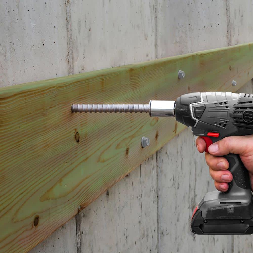 Vis d'ancrage galvanisé pour le béton Titen HD 5/8 po x 6 po T.H. Pqt/10