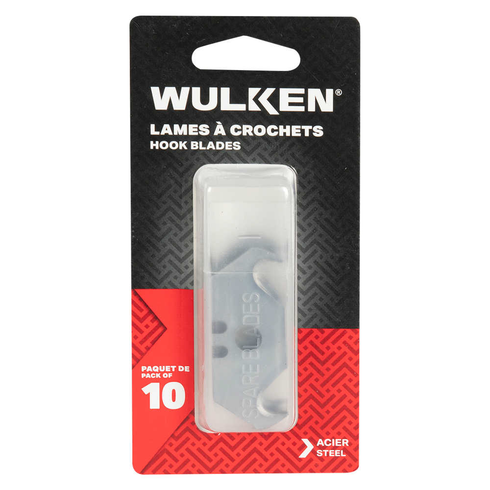 WULKEN Utility Knife Hook Blades 19 mm Pkg/10