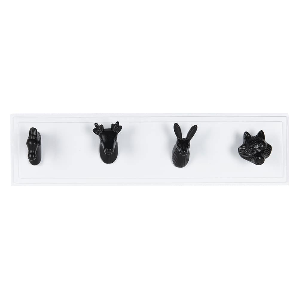 VERTUO 4-Hook Wall Mount Coat Rack 14&nbsp;in