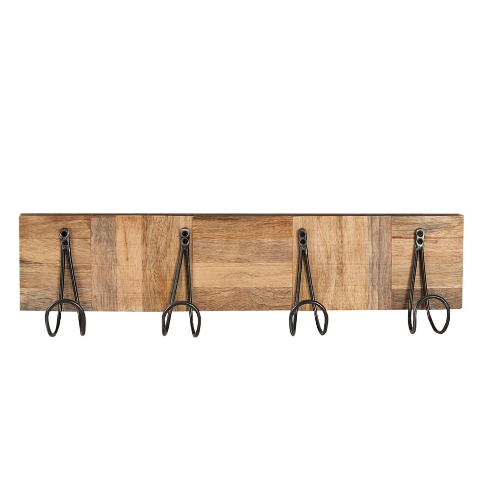 VERTUO 4-Hook Wall Mount Coat Rack 18&nbsp;in