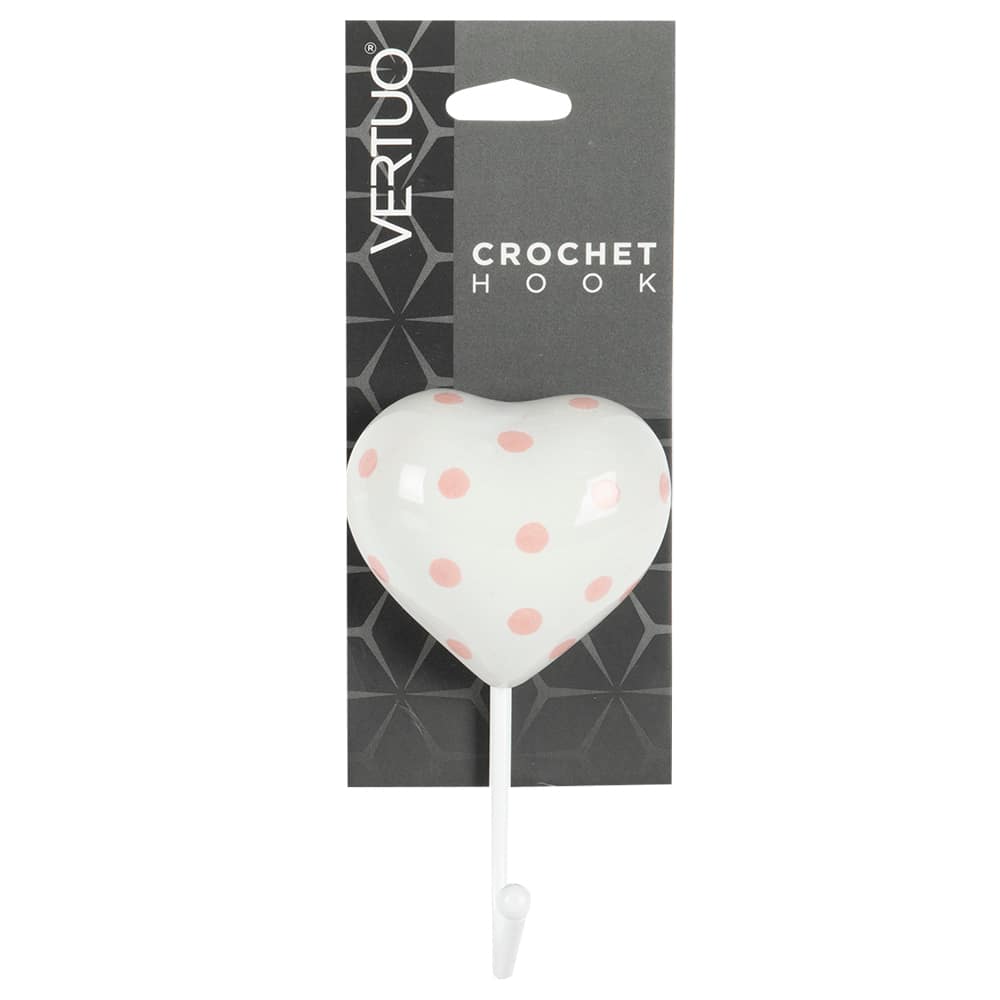 VERTUO Heart Decorative Coat Hook 5 1/4 in