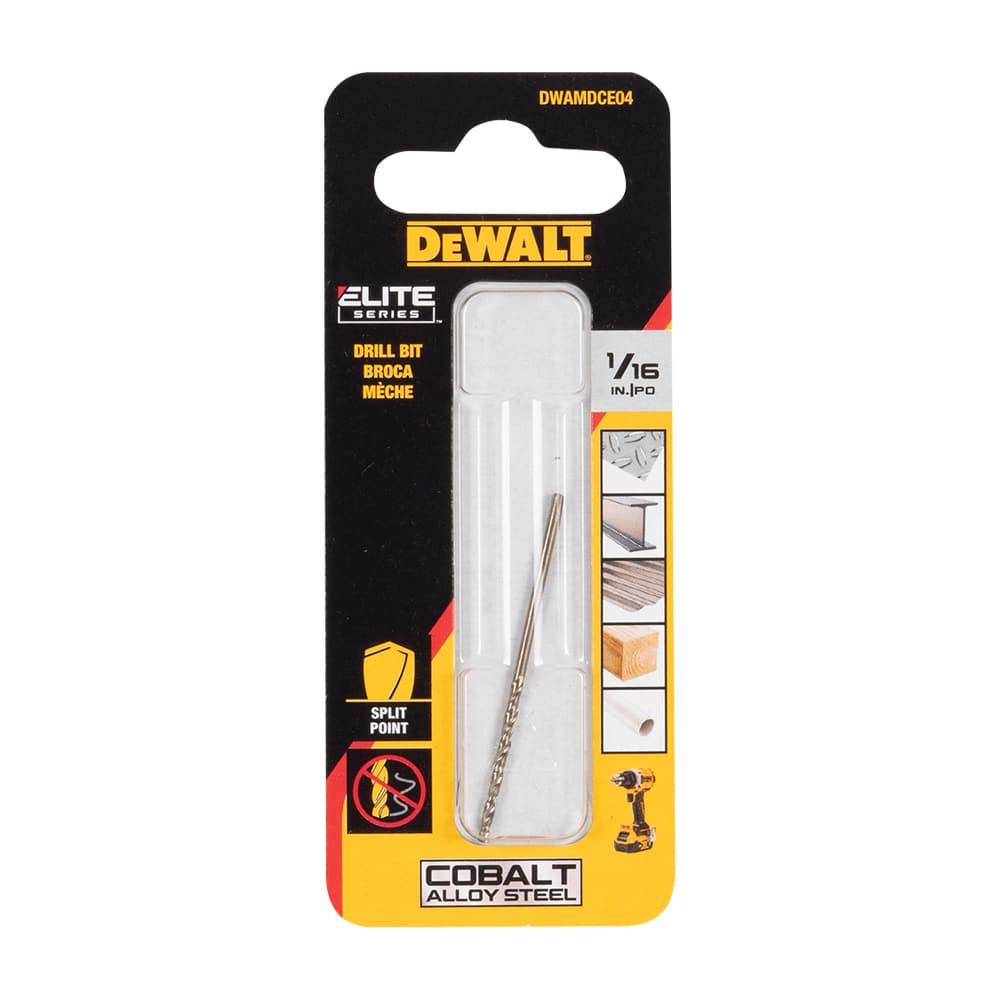 DEWALT Elite Series 1/16 in Cobalt Coated Metal Drill Bit