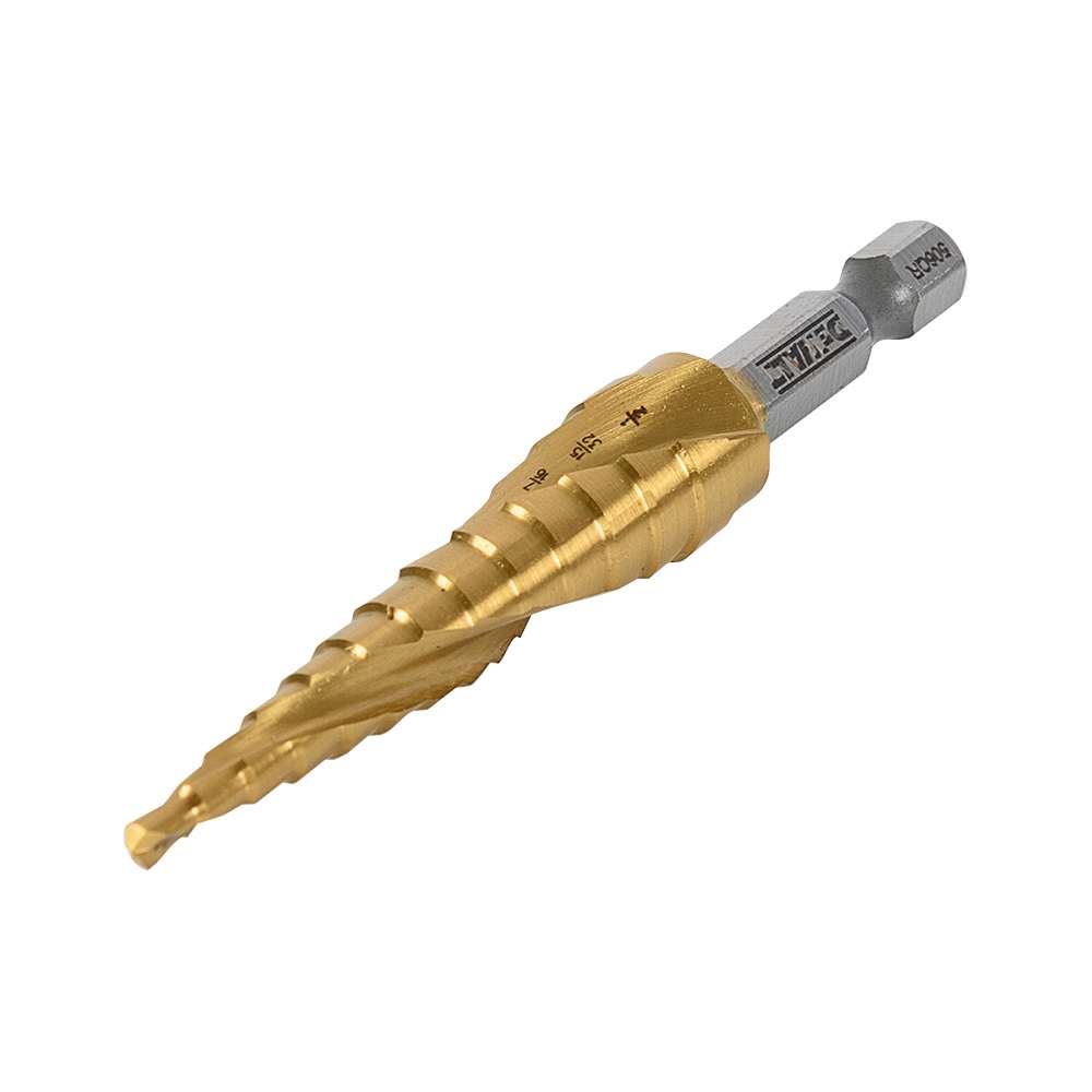 Foret/mèche étagé 1/8&nbsp;po à 1/2&nbsp;po DEWALT Impact Ready