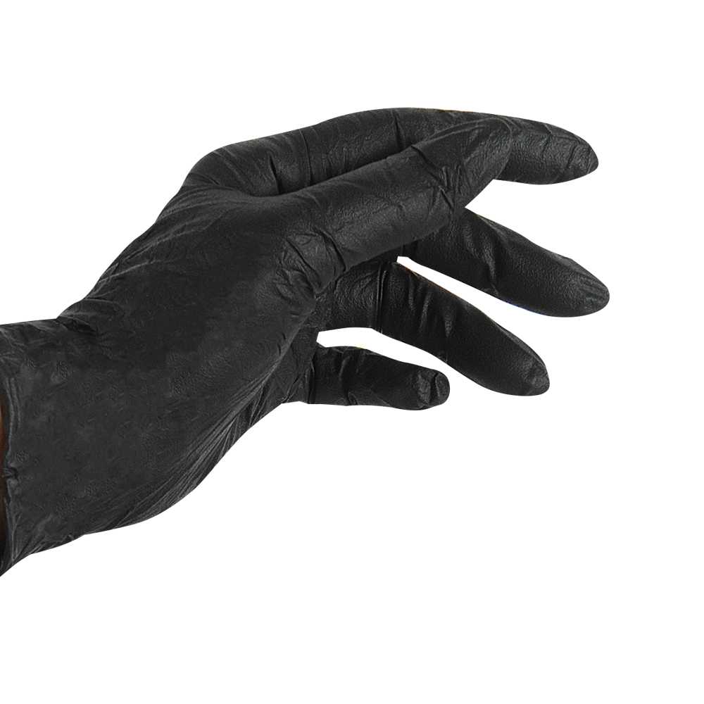 Black Disposable Nitrile Gloves Large/Extra Large Pkg/20