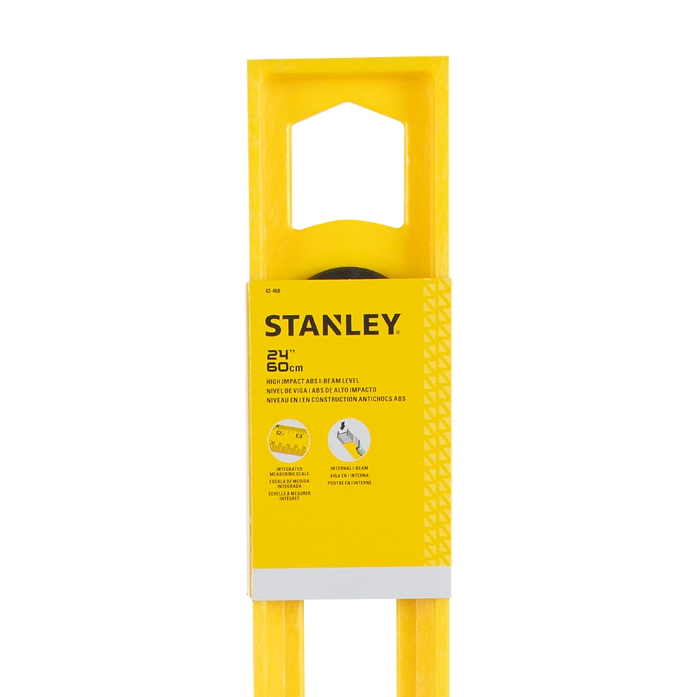 Niveau en I en ABS résistant aux chocs 24 po STANLEY