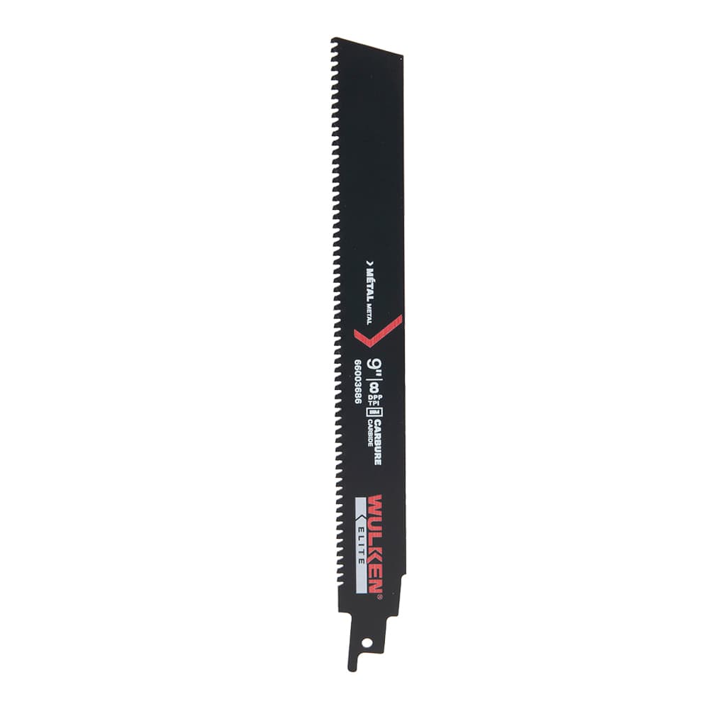 Lame de scie alternative au carbure 9&nbsp;po&nbsp;/&nbsp;8&nbsp;dents pour métal WULKEN ELITE