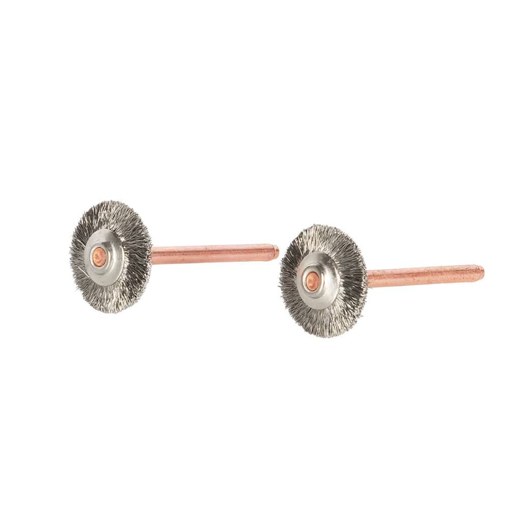 Brosse plate en acier inoxydable pour outil rotatif 3/4 po Pqt/2 DREMEL