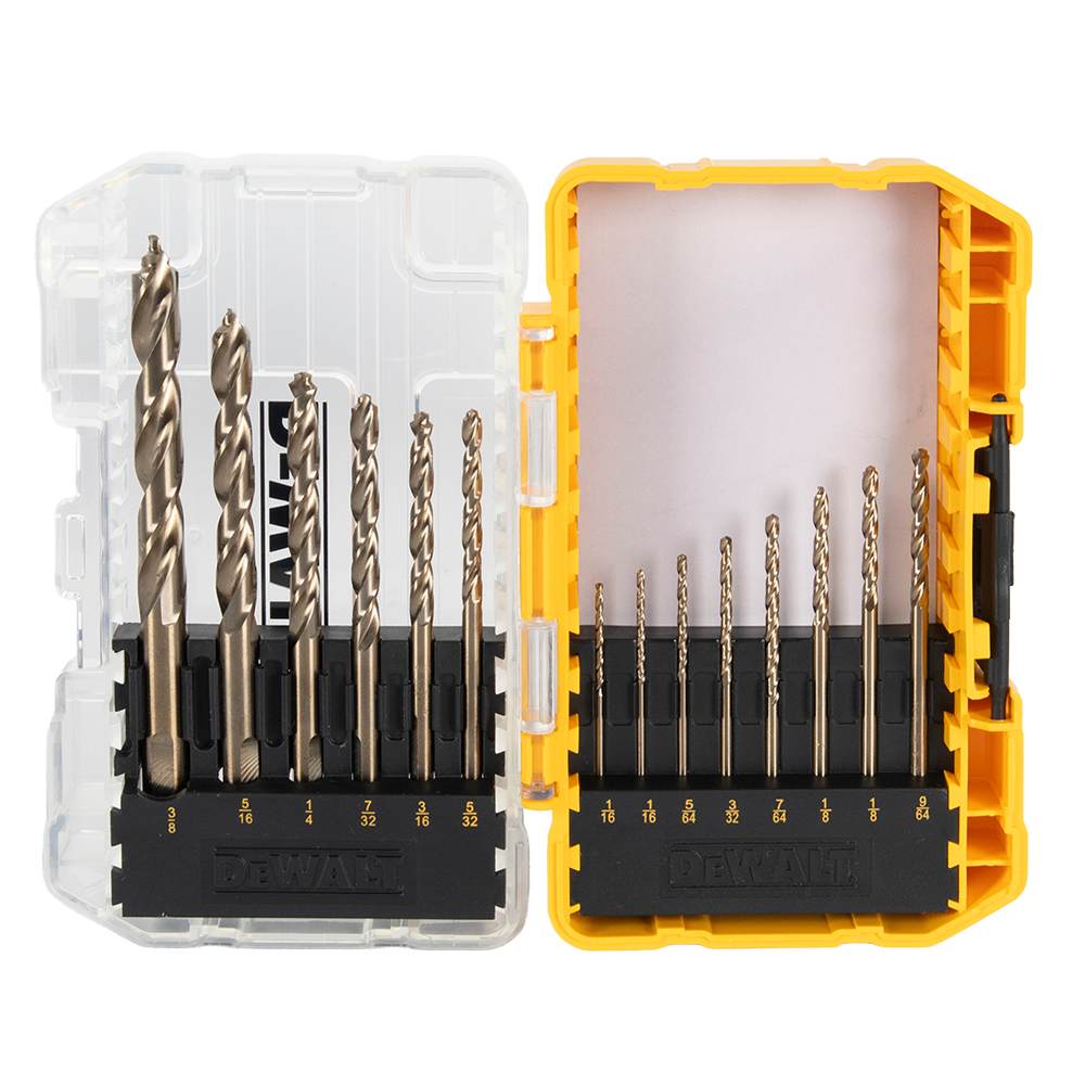 Ensemble de 14 mèches au cobalt pour métaux Elite Series DEWALT