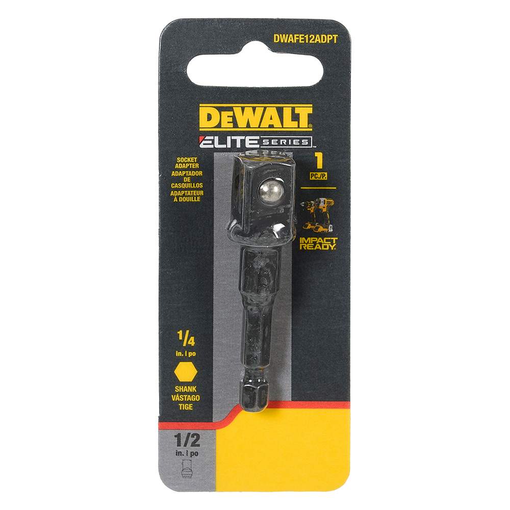 DEWALT Elite Series Socket Adaptor 1/2&nbsp;in