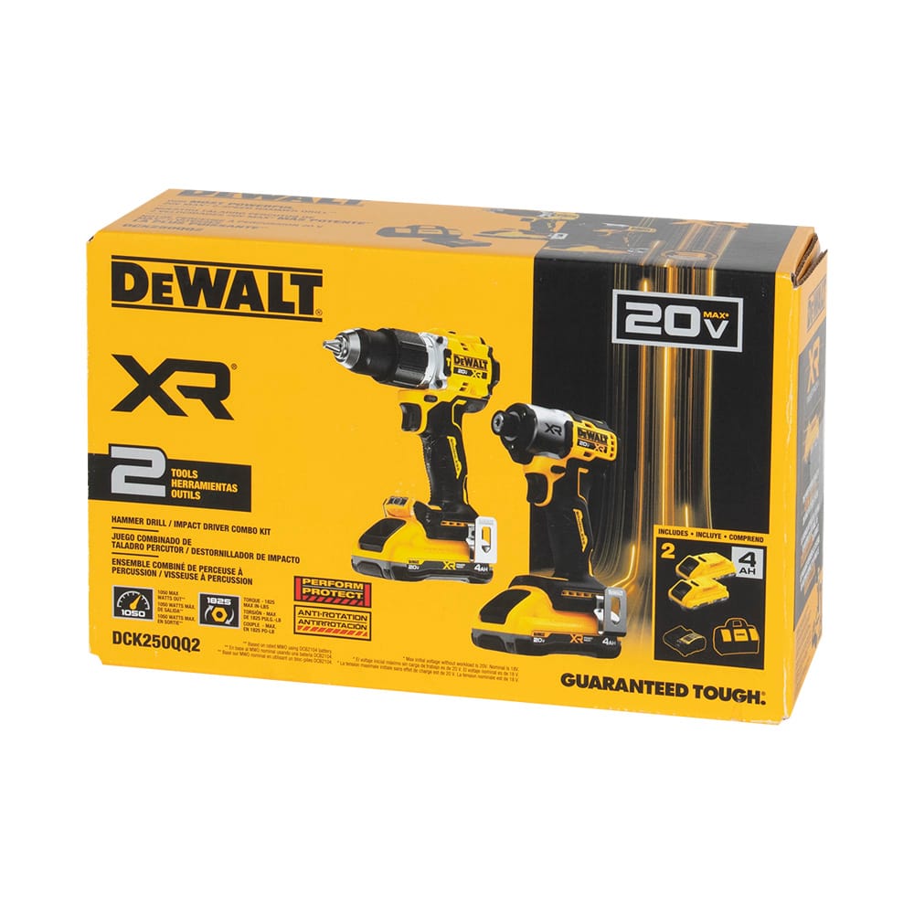 DEWALT 20&nbsp;V MAX&nbsp;XR Drill and Impact Driver