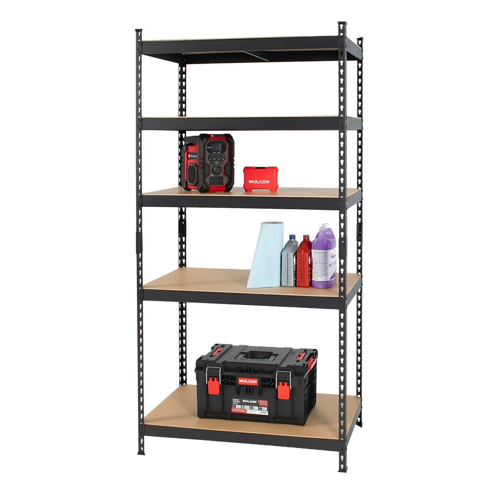 Étagère robuste 5 tablettes 39&nbsp;po&nbsp;x&nbsp;19&nbsp;po&nbsp;x&nbsp;75&nbsp;po