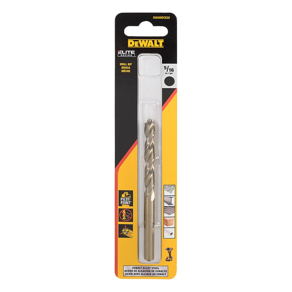 DEWALT Elite Series Cobalt Metal Drill Bit 5/16&nbsp;in
