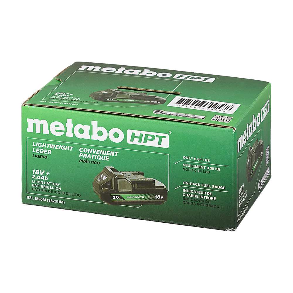 Batterie 18 V lithium-ion 2,0 Ah METABO HPT