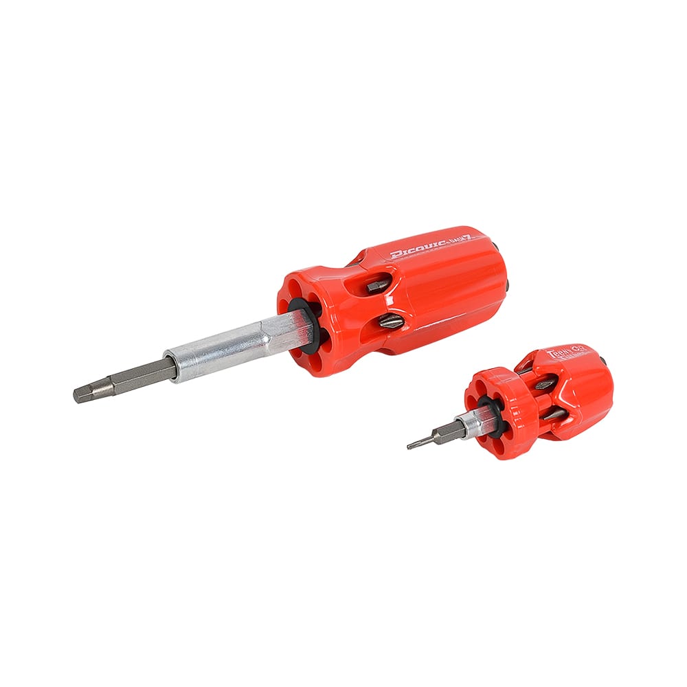 Set of 2 Picquic multi‑bit screwdrivers